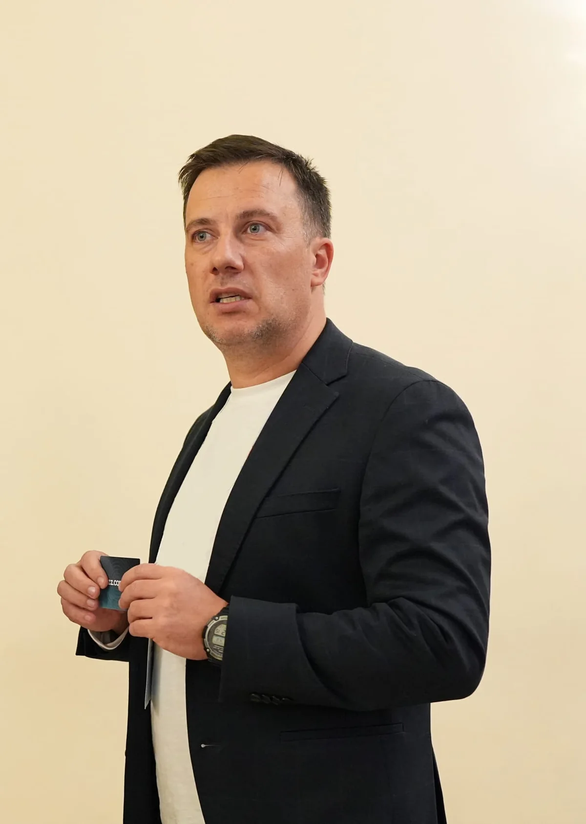 Specialist IQStom in timpul unei prezentari
